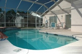 Pool deck and Pool area