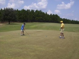 Having fun with Dad